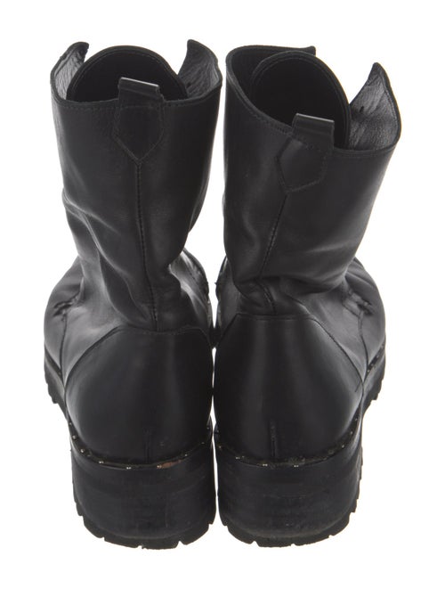Freda Salvador Leather Combat Boots