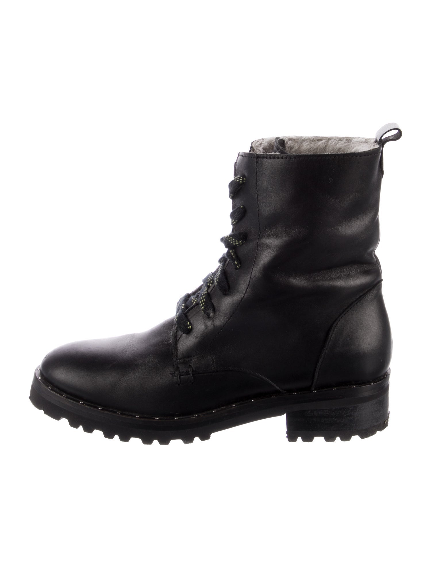 Freda Salvador Leather Combat Boots