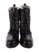Freda Salvador Leather Combat Boots