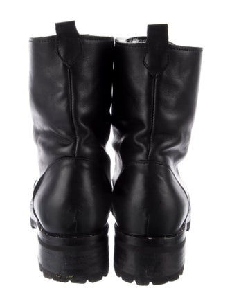 Freda Salvador Leather Combat Boots