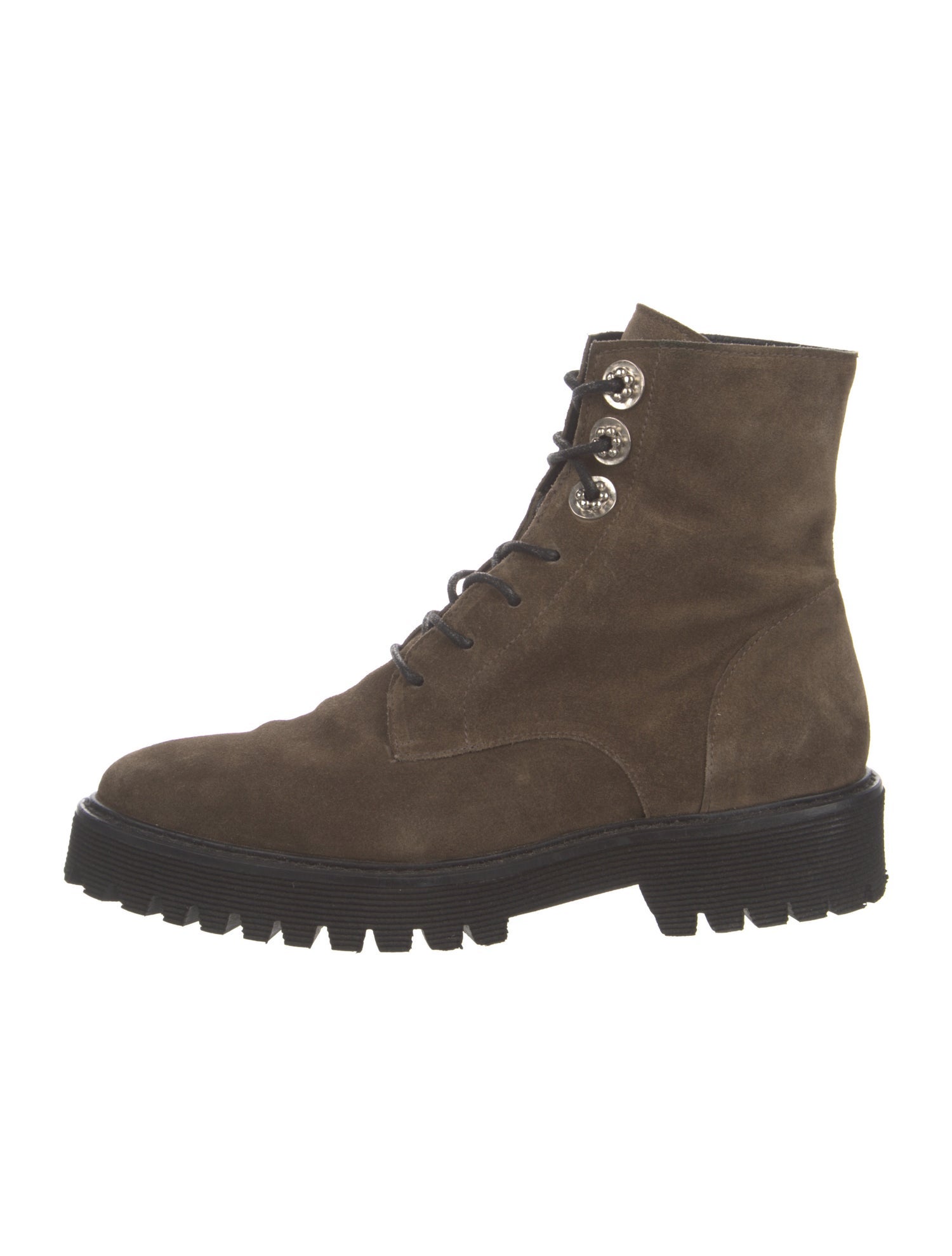 Freda Salvador Suede Combat Boots