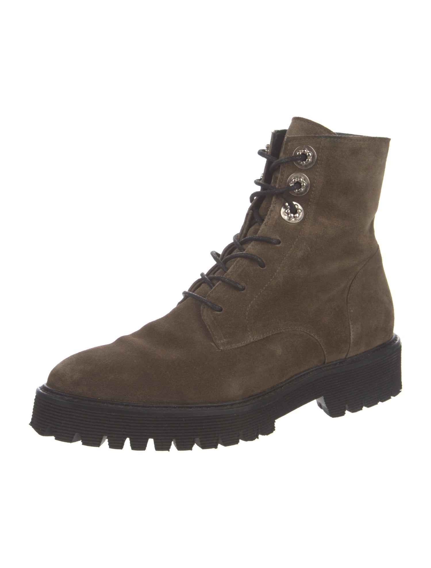 Freda Salvador Suede Combat Boots