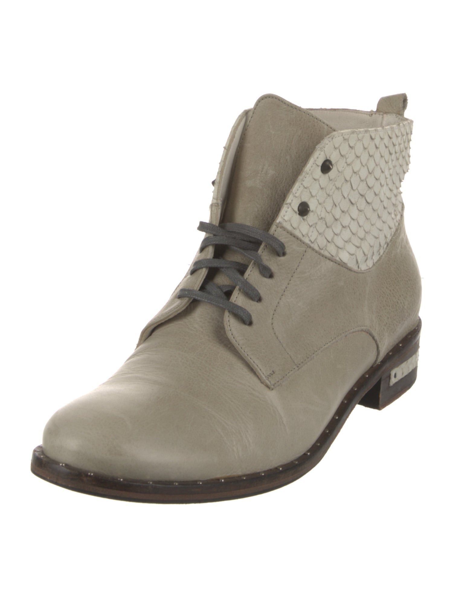 Freda Salvador Leather Lace-Up Boots