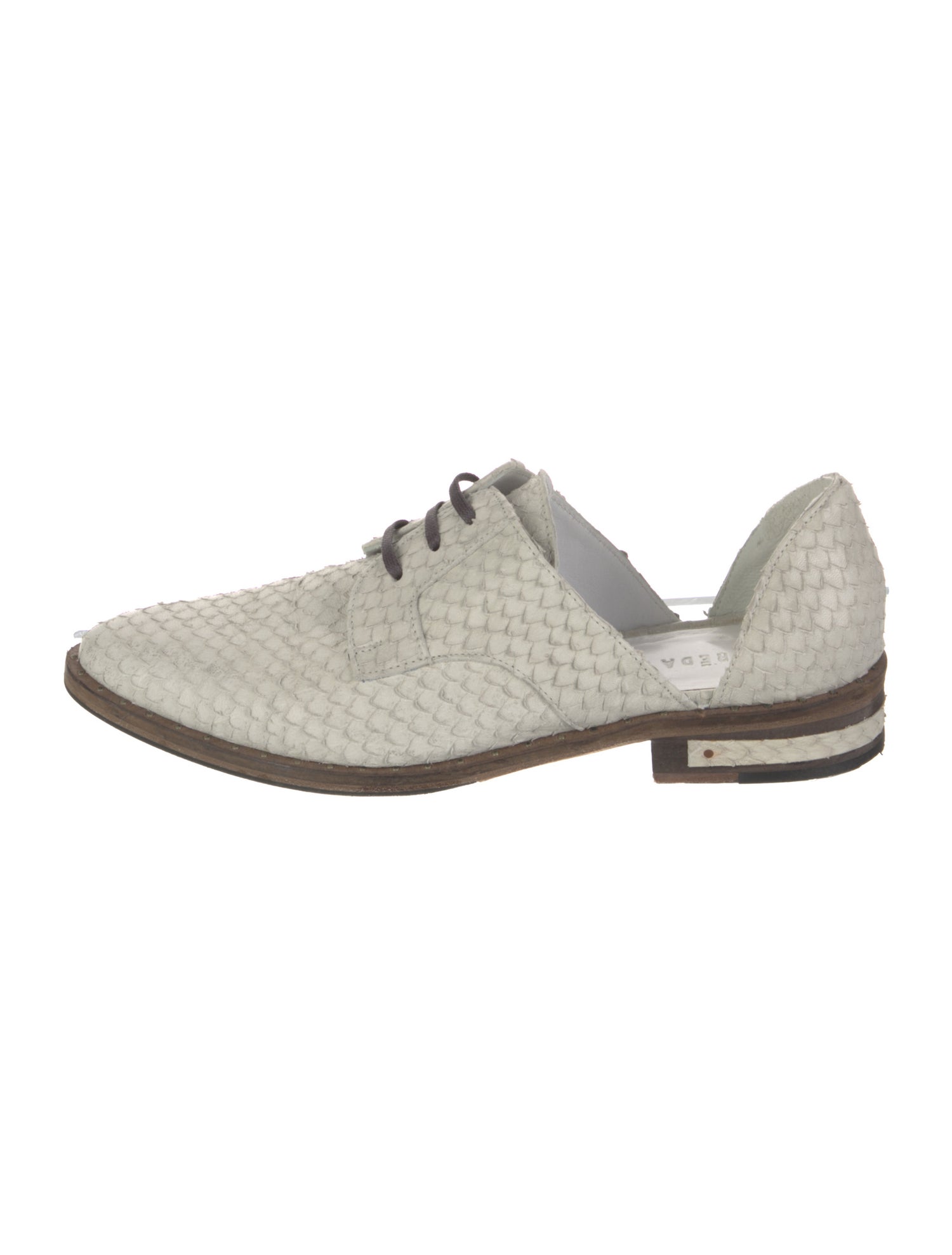 Freda Salvador Leather Cutout Accent D'Orsay Flats