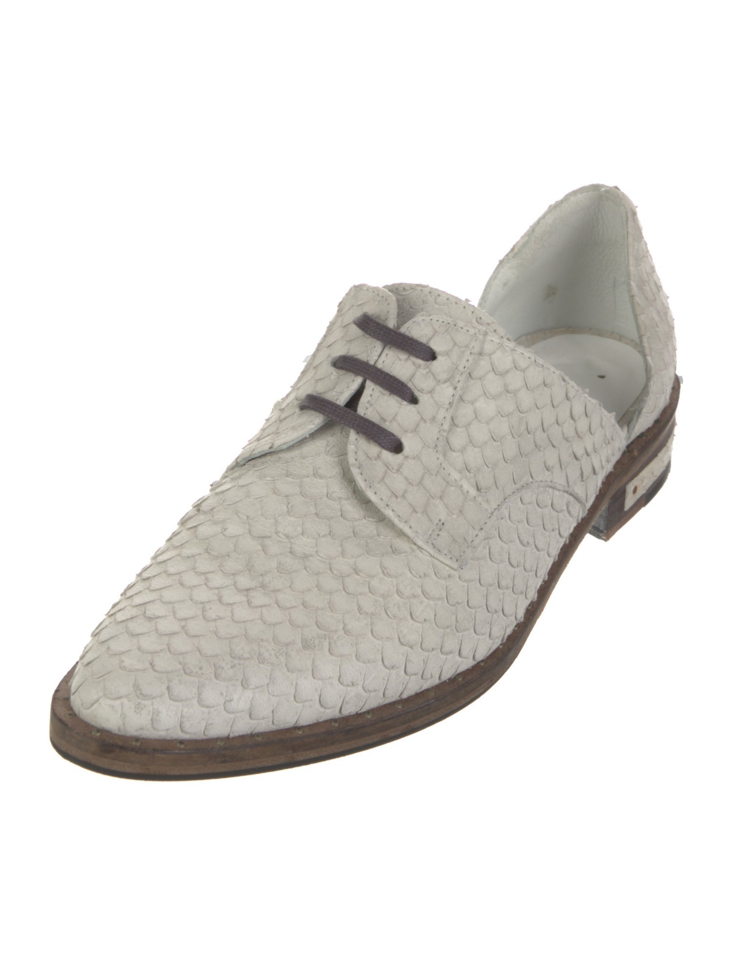 Freda Salvador Leather Cutout Accent D'Orsay Flats