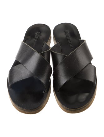 Freda Salvador Leather Slides
