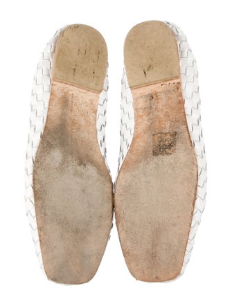 Freda Salvador Leather Bow Accents Ballet Flats