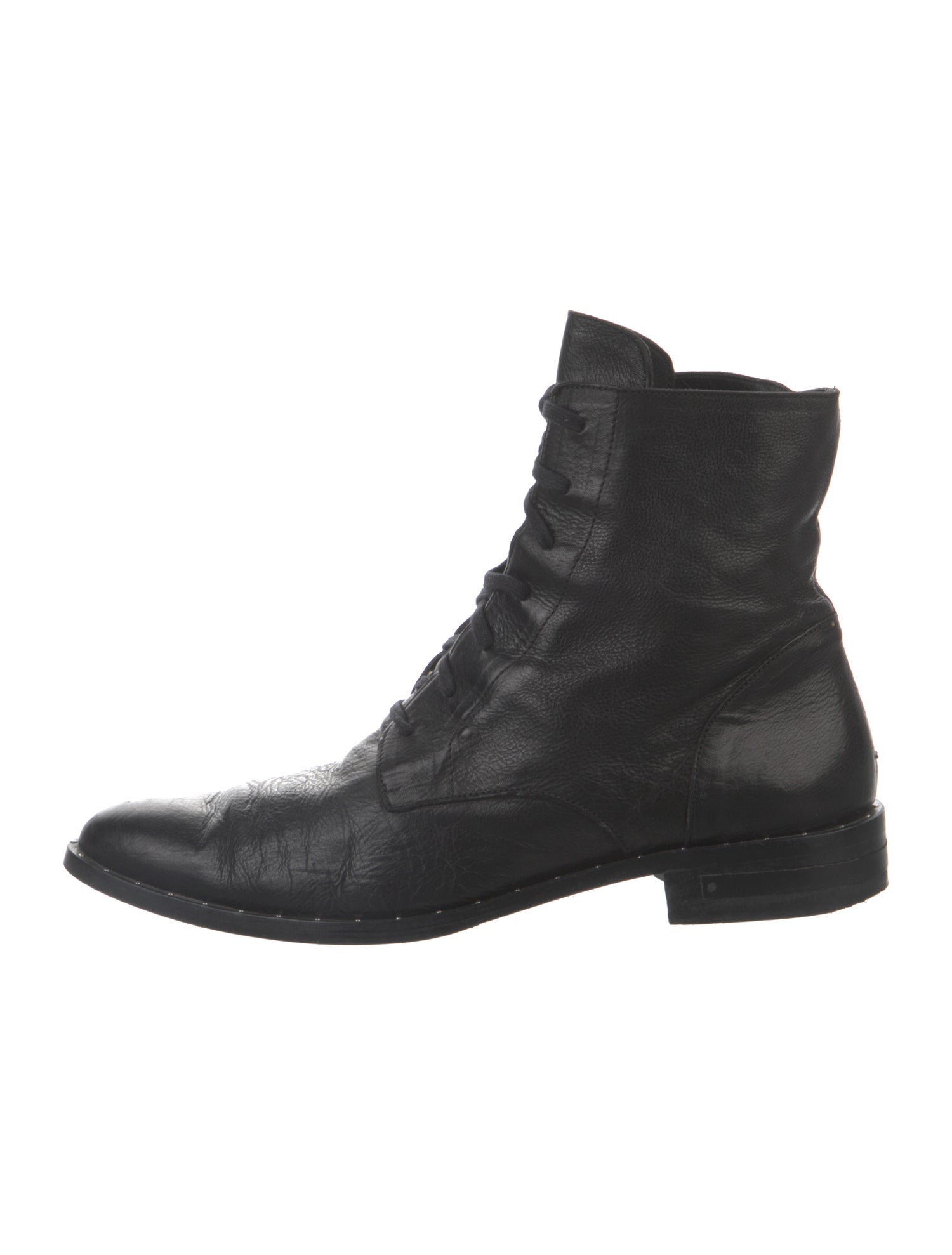 Freda Salvador Leather Combat Boots