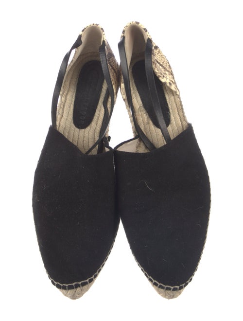 Freda Salvador Suede Animal Print D'Orsay Flats