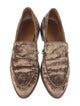Freda Salvador Velvet Animal Print Loafers