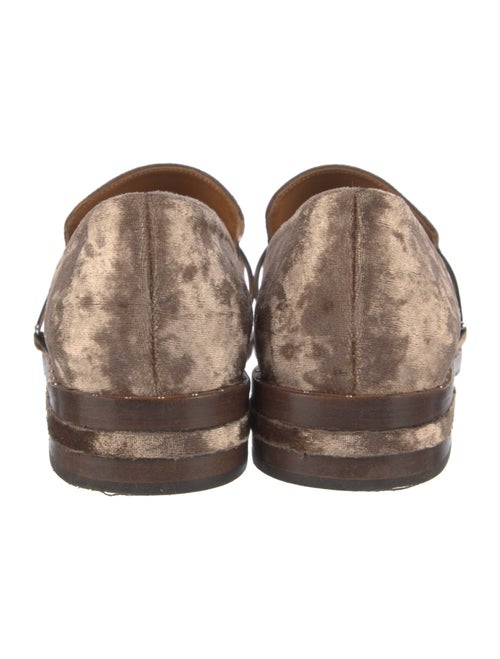 Freda Salvador Velvet Animal Print Loafers