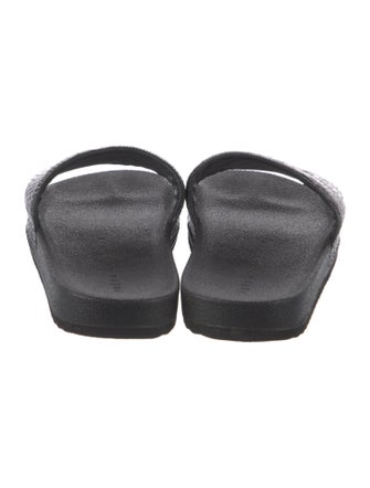 Freda Salvador Embossed Leather Slides