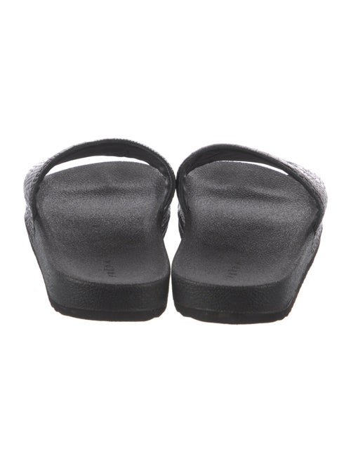 Freda Salvador Embossed Leather Slides