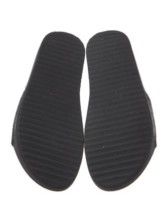 Freda Salvador Embossed Leather Slides