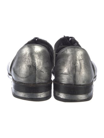 Freda Salvador Leather Studded Accents D'Orsay Flats