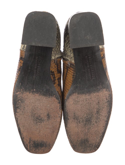 Freda Salvador Embossed Leather Animal Print Boots