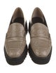 Freda Salvador Embossed Leather Loafers