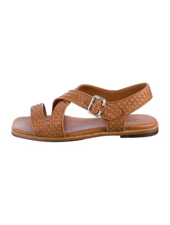 Freda Salvador Leather Slingback Sandals