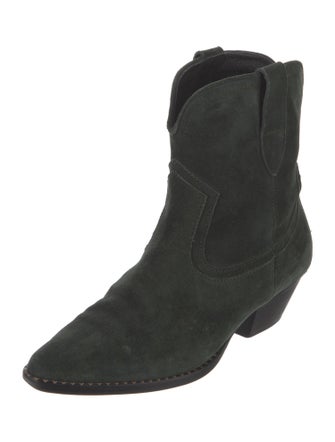 Freda Salvador Suede Western Boots