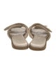 Freda Salvador Embossed Leather Slides