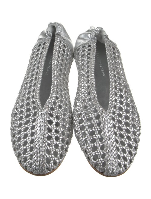 Freda Salvador Leather Cutout Accent Ballet Flats