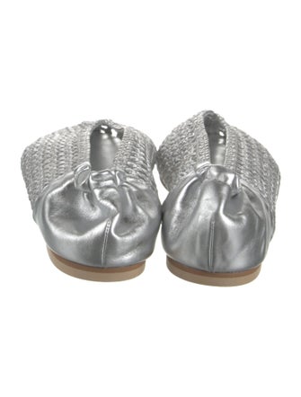 Freda Salvador Leather Cutout Accent Ballet Flats