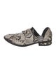 Freda Salvador Leather Animal Print D'Orsay Flats