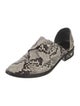 Freda Salvador Leather Animal Print D'Orsay Flats