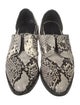 Freda Salvador Leather Animal Print D'Orsay Flats
