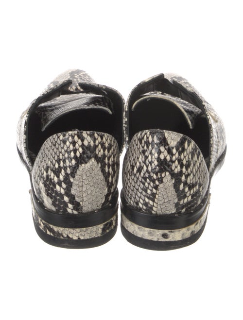 Freda Salvador Leather Animal Print D'Orsay Flats