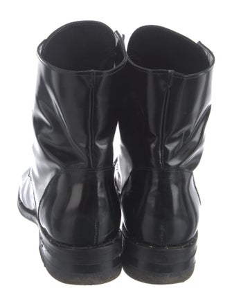 Freda Salvador Patent Leather Combat Boots