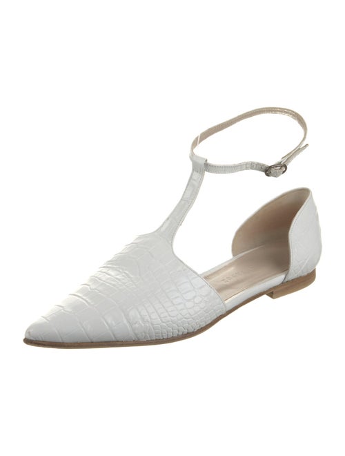 Freda Salvador Leather Animal Print D'Orsay Flats