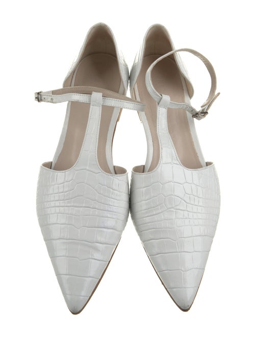 Freda Salvador Leather Animal Print D'Orsay Flats