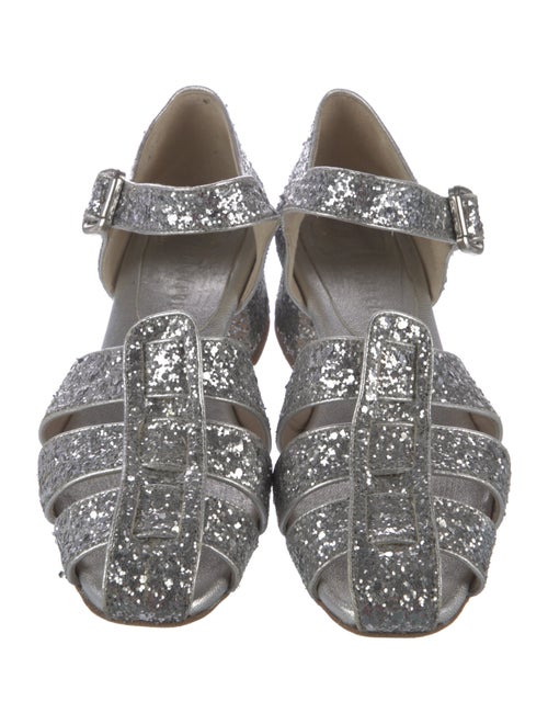 Freda Salvador Glitter D'Orsay Pumps