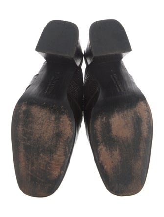 Freda Salvador Embossed Leather Mules