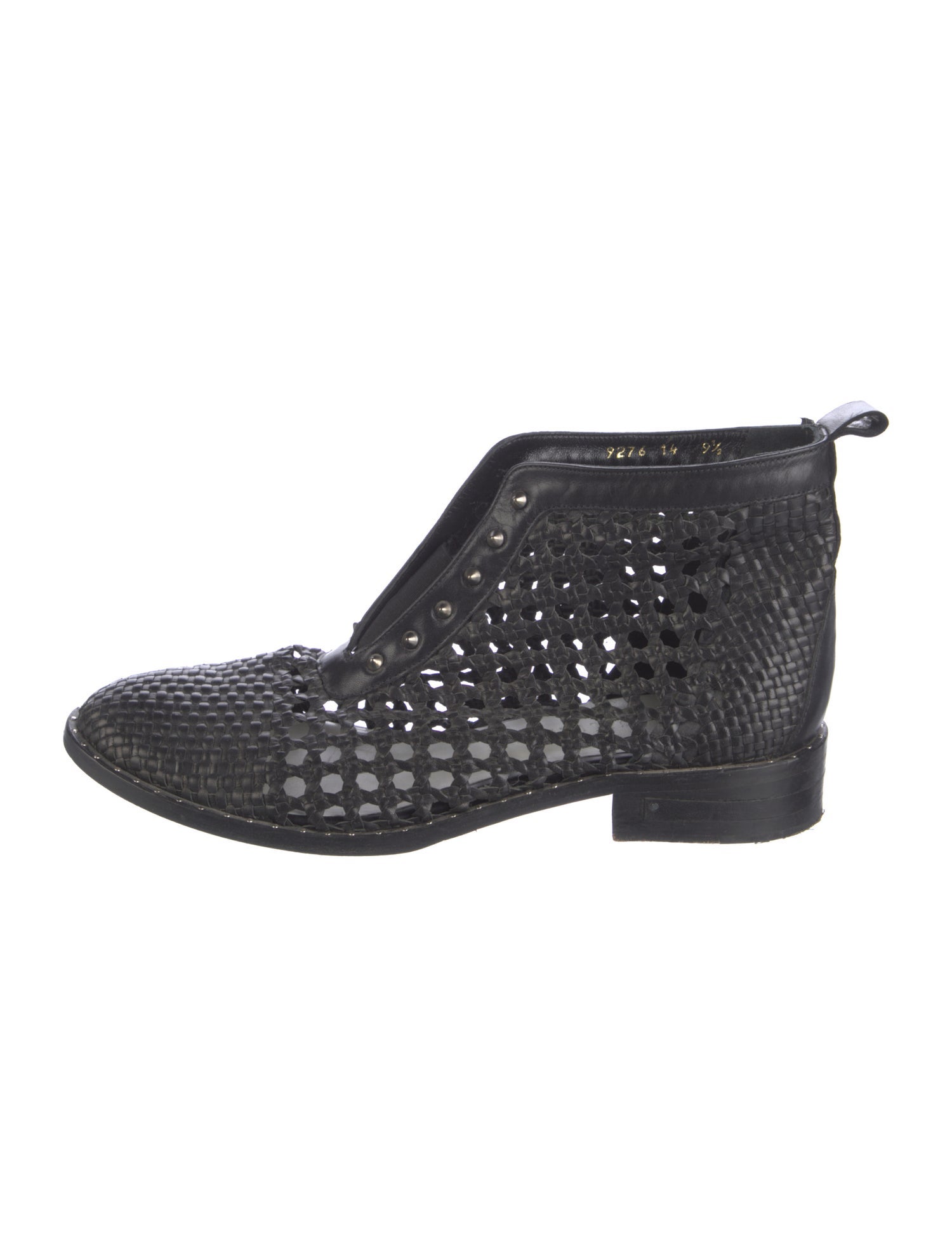 Freda Salvador Leather Studded Accents Boots