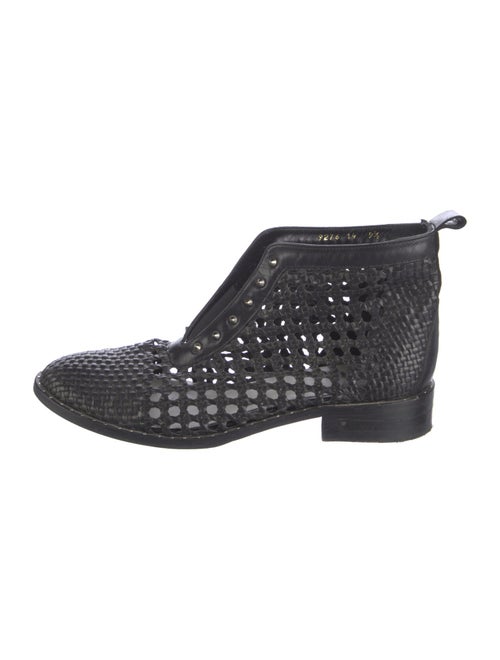 Freda Salvador Leather Studded Accents Boots