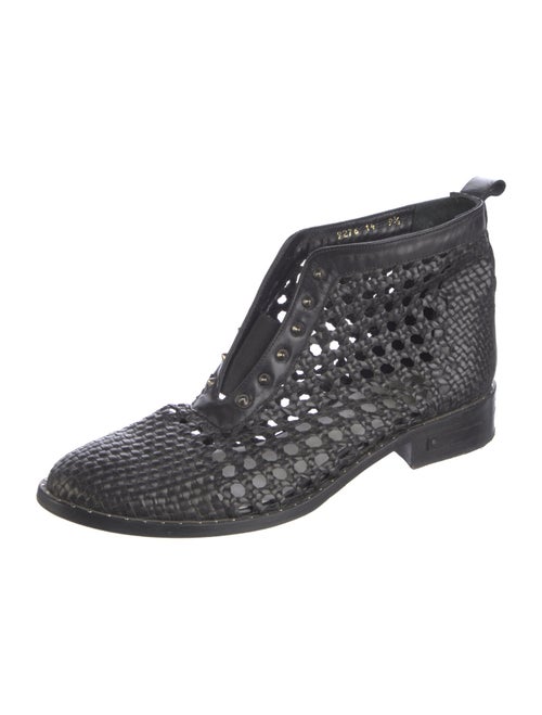 Freda Salvador Leather Studded Accents Boots