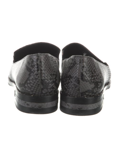 Freda Salvador Leather Animal Print Loafers