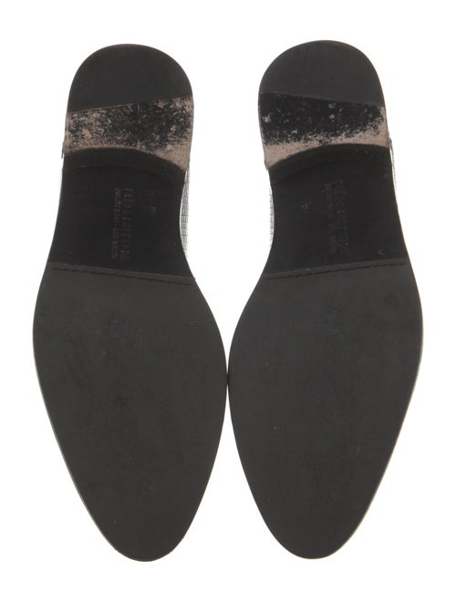 Freda Salvador Leather Animal Print Loafers