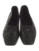 Freda Salvador Intrecciato Weave Leather Ballet Flats