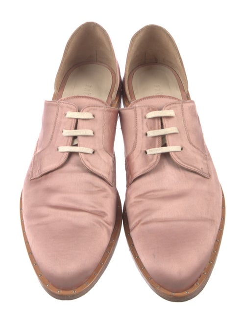 Freda Salvador Leather Studded Accents D'Orsay Flats