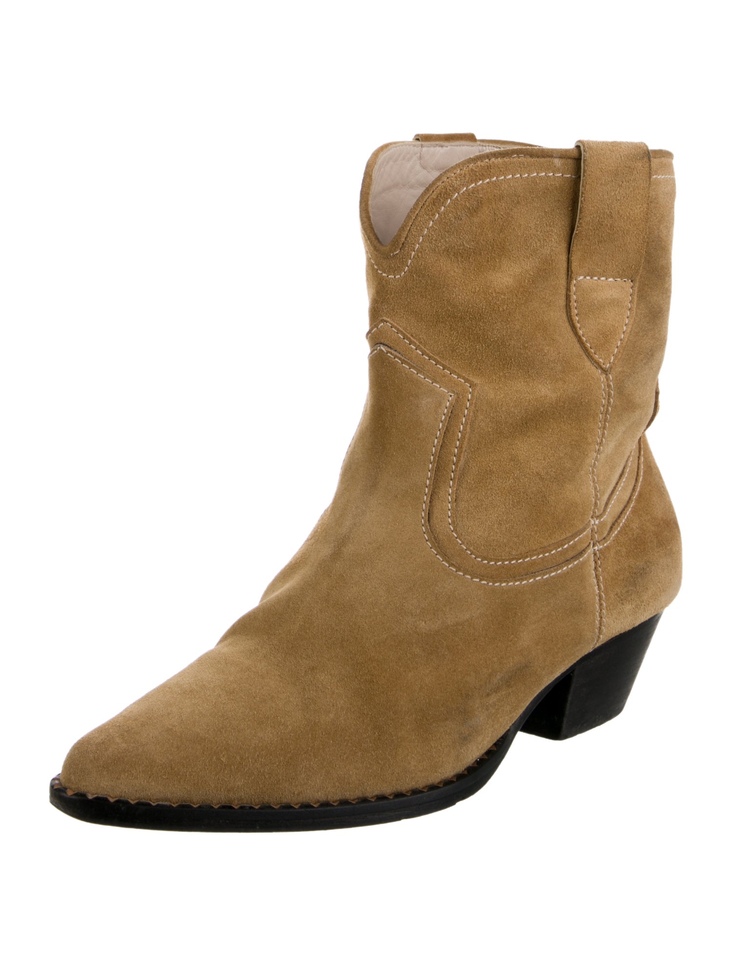 Freda Salvador Suede Western Boots