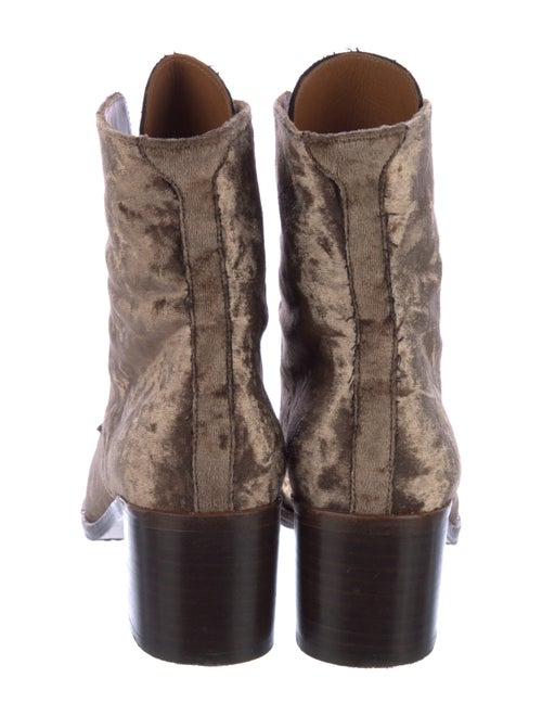 Freda Salvador Velvet Combat Boots