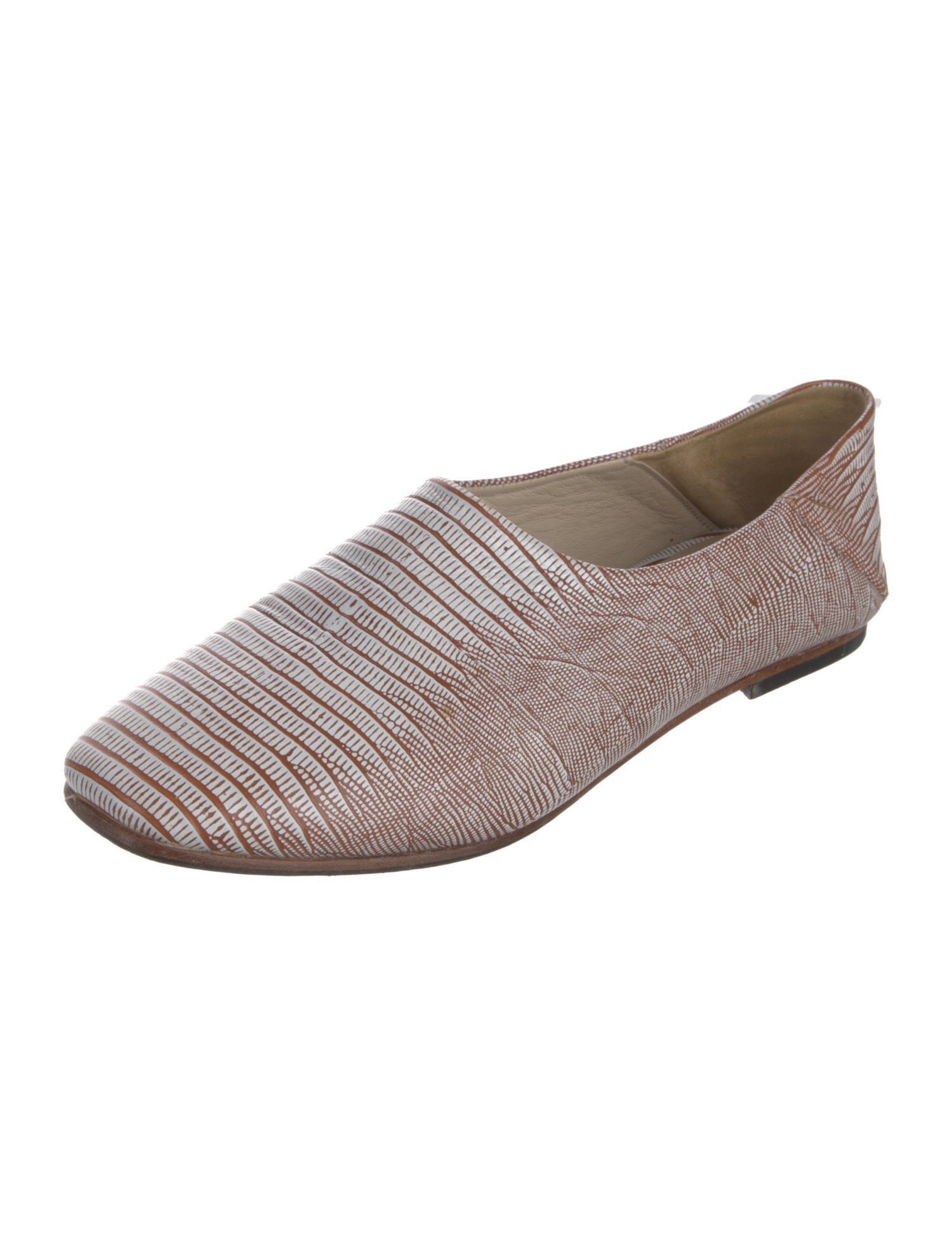 Freda Salvador Leather Leather Trim Embellishment Flats