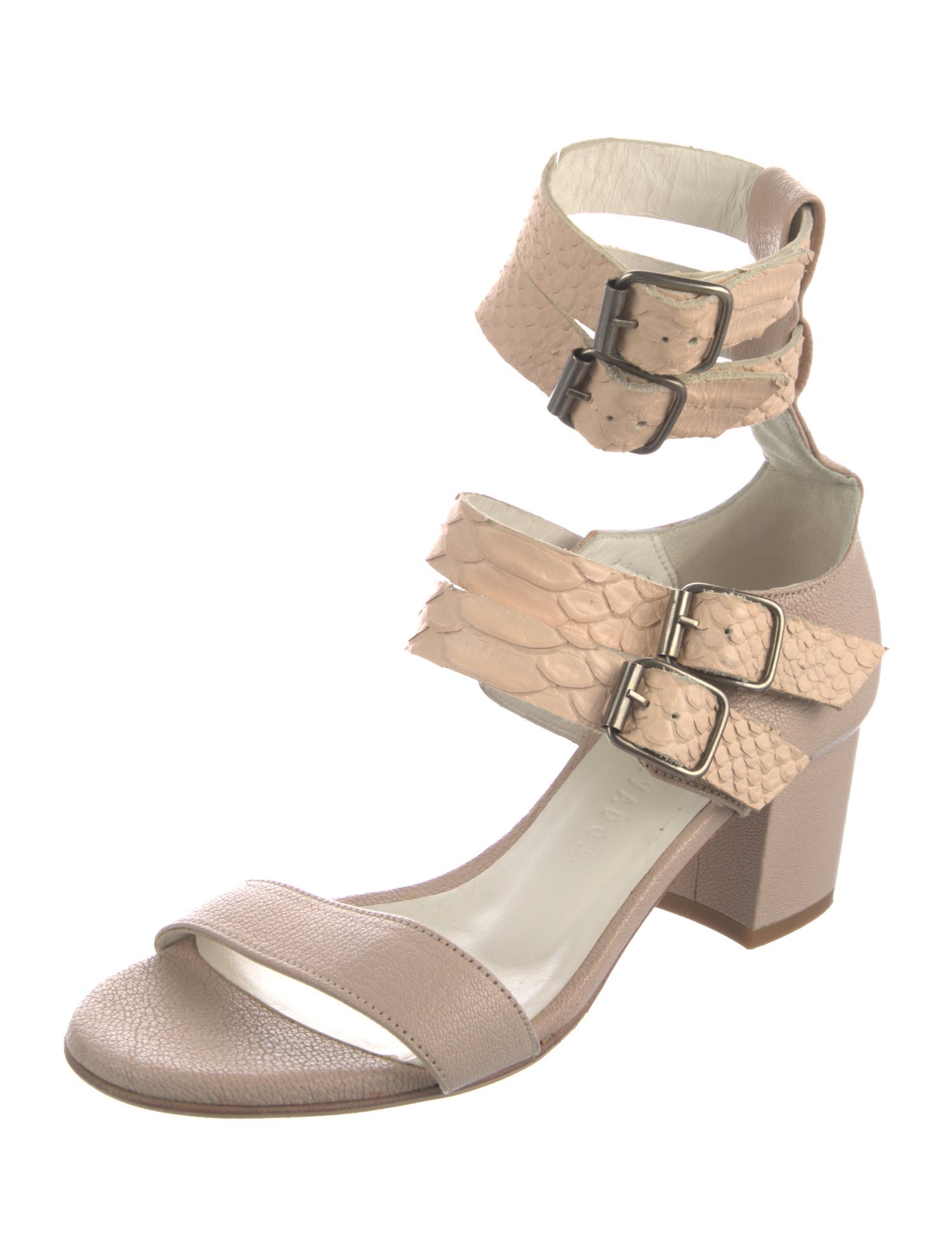 Freda Salvador Leather Gladiator Sandals