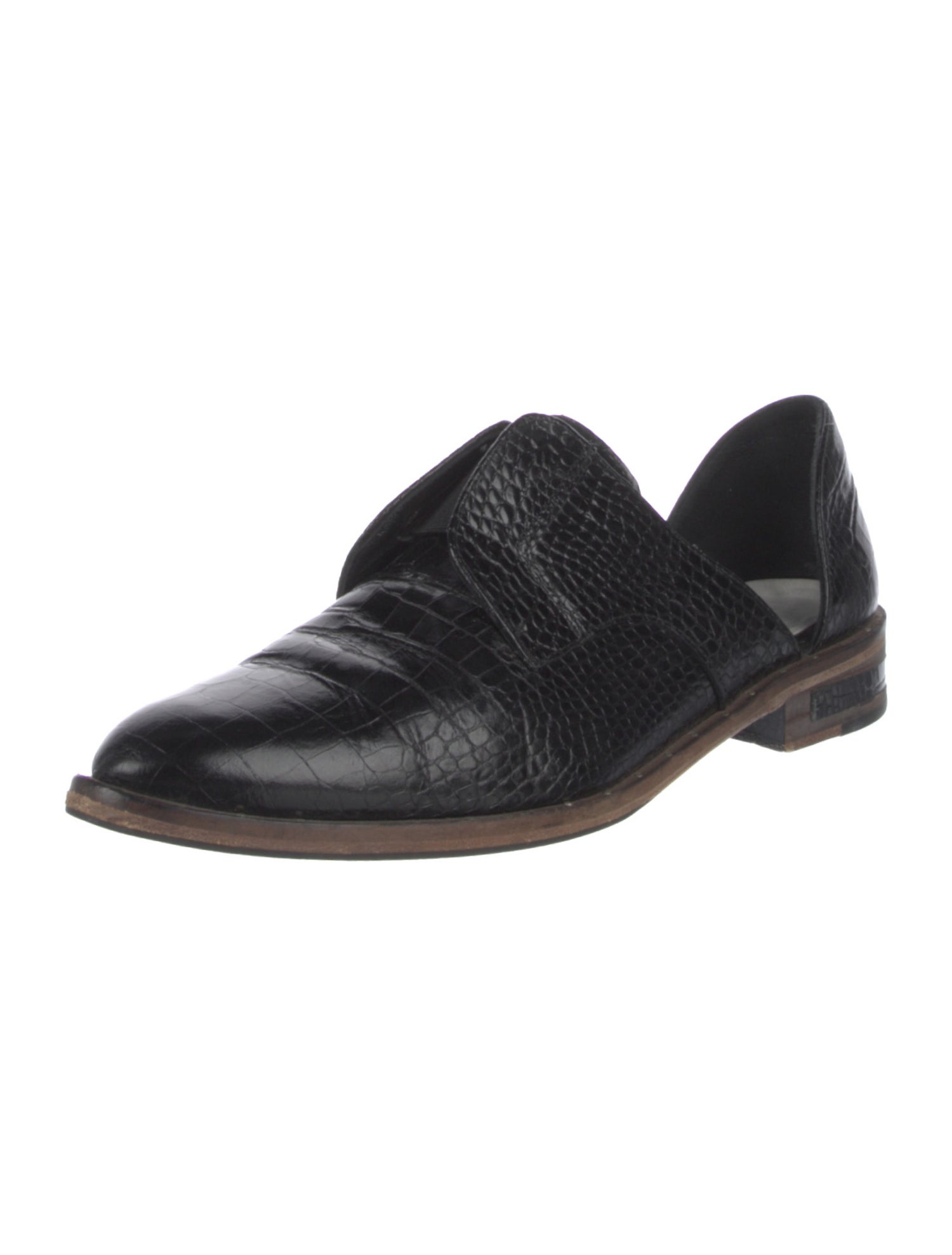 Freda Salvador Leather D'Orsay Flats