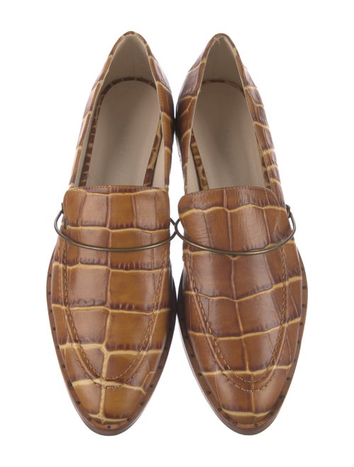 Freda Salvador Leather Printed Loafers