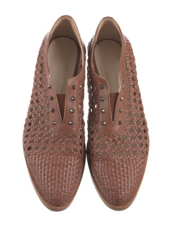 Freda Salvador Leather Studded Accents Oxfords