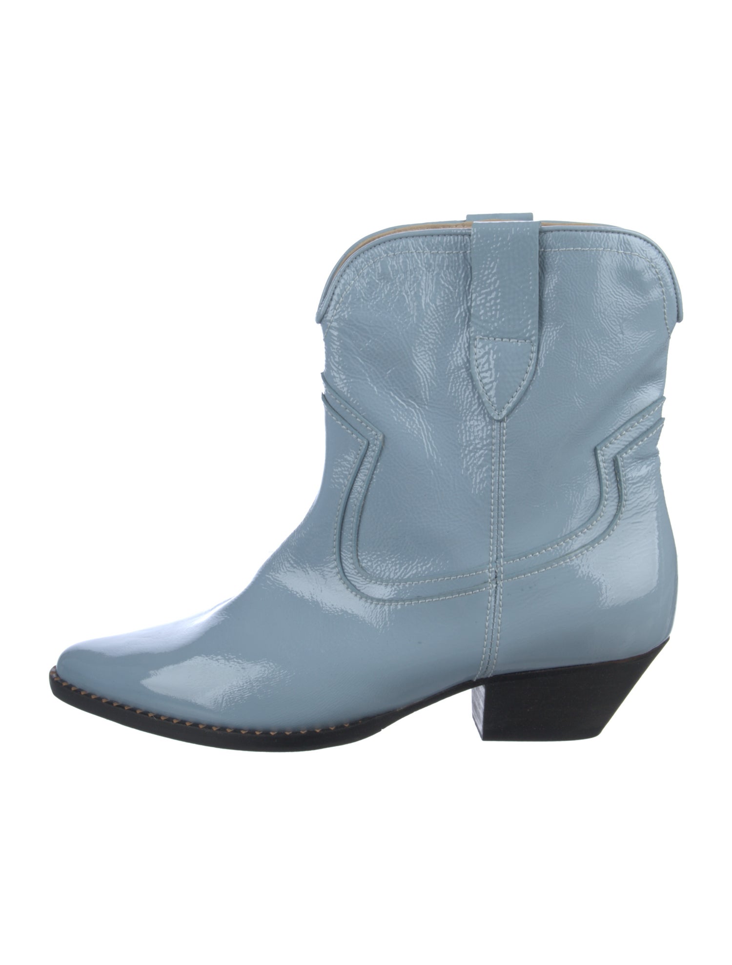 Freda Salvador Patent Leather Western Boots